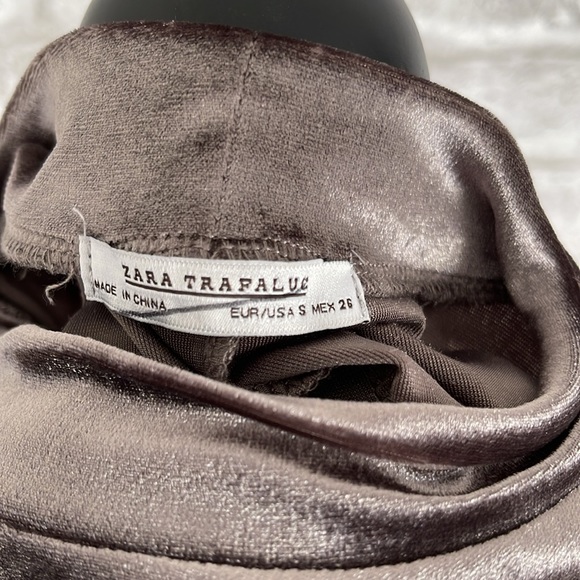 Faux Velvet Dress by Zara Sz Small - Picture 3 of 3